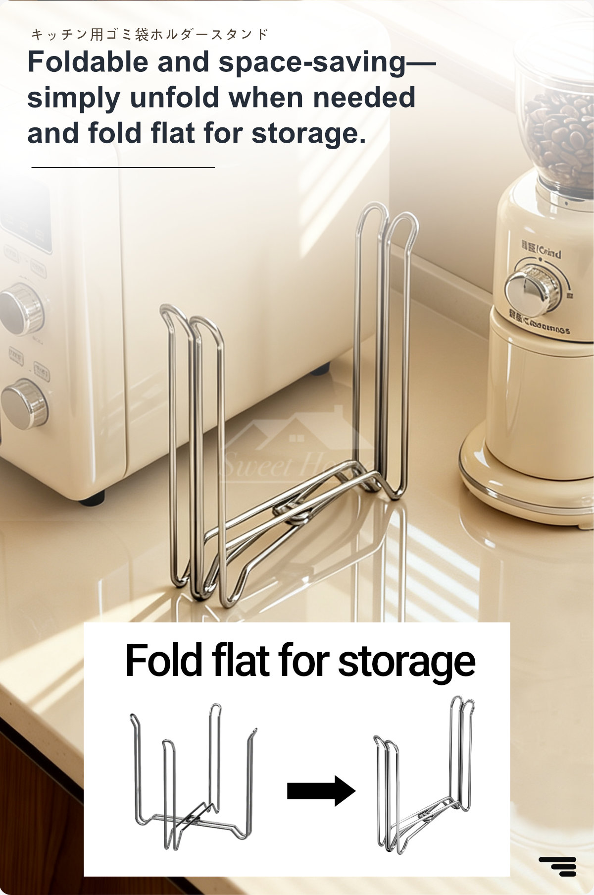 Kitchen Garbage Bag Holder-7
